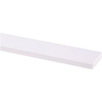 Schaaflat grenen gegrond wit, 9 x 95 mm, 270 cm