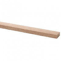 Schaaflat hardhout 12 x 27 mm, 270 cm