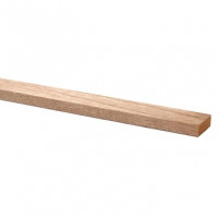 Schaaflat hardhout 12 x 35 mm, 210 cm