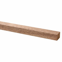 Schaaflat hardhout 21 x 27 mm, 210 cm