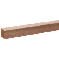 Schaaflat hardhout 44 x 68 mm, 300 cm