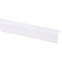 Hoekprofiel wit kunststof 25 x 25 mm, 260 cm