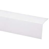 Hoekprofiel wit kunststof 40 x 40 mm, 260cm