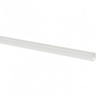 U-profiel kunststof wit (plaat < 10 mm) 10 x 13 mm, 260 cm