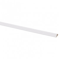 Decorlijst MDF folie wit (1022) 9 x 22 mm, 260 cm