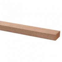 Schaaflat hardhout 21 x 44 mm, 210 cm