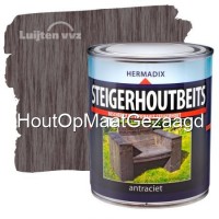 Hermadix steigerhoutbeits antraciet 0,75L
