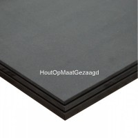 MDF zwart 122 x 244