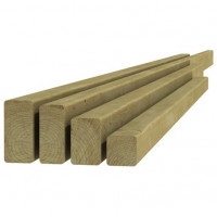 Scandinavisch vuren regel 4,5 x 4,5 x 180 cm