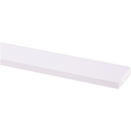 Schaaflat grenen gegrond wit, 9 x 95 mm, 270 cm