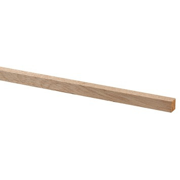 Schaaflat hardhout 12 x 12 mm, 270 cm