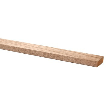 Schaaflat hardhout 12 x 35 mm, 210 cm
