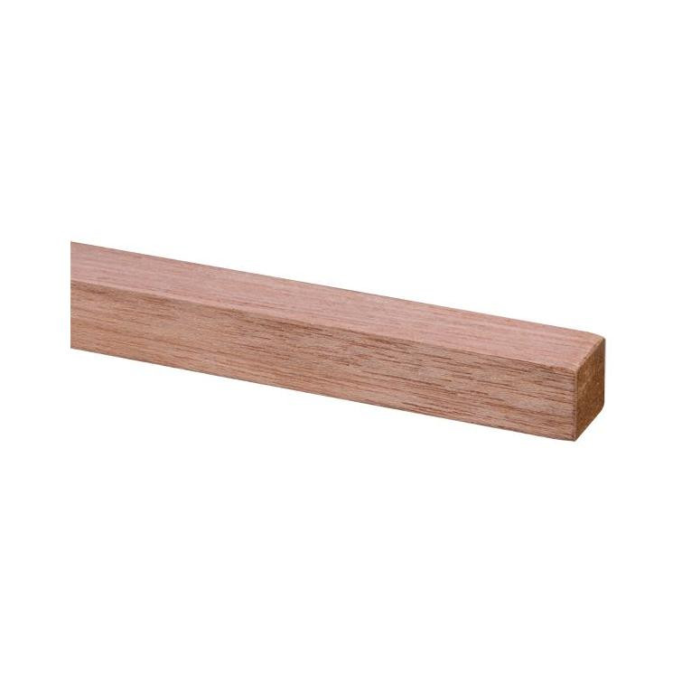 Schaaflat hardhout 21 x 21 mm, 210 cm