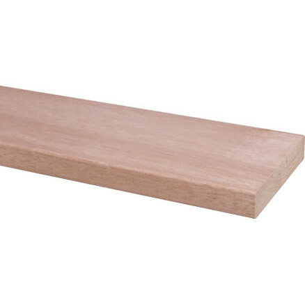 Schaaflat hardhout 27 x 140 mm, 240 cm