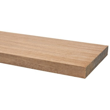 Schaaflat hardhout 27 x 190 mm, 210 cm