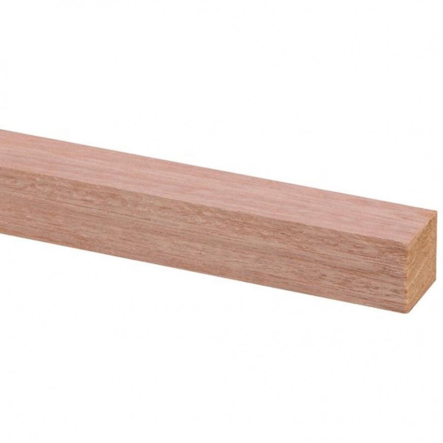 Schaaflat hardhout 27 x 27 mm, 210 cm