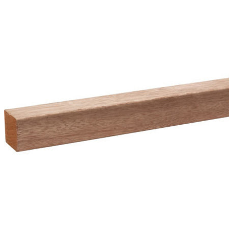 Schaaflat hardhout 44 x 68 mm, 300 cm