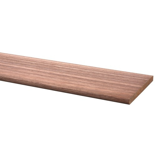 Schaaflat hardhout 9 x 117 mm, 210 cm