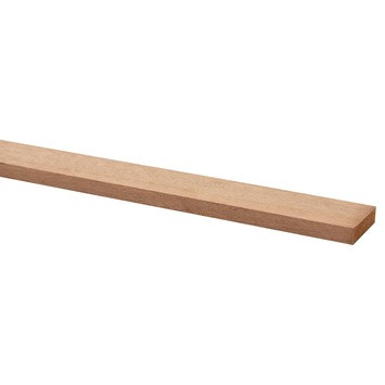 Schaaflat hardhout 9 x 35 mm, 210 cm