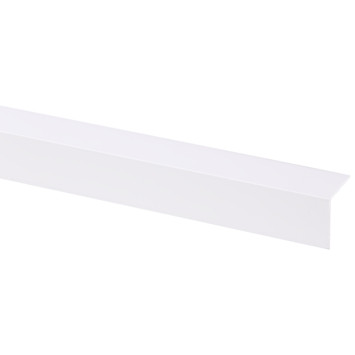 Hoekprofiel wit kunststof 25 x 25 mm, 260 cm
