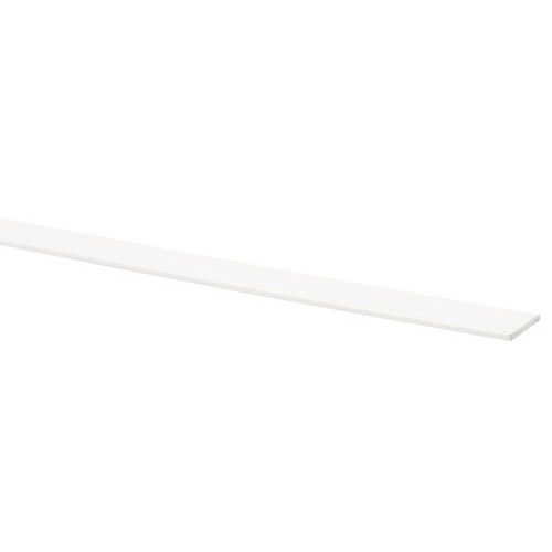 Afdekprofiel wit kunststof 2 x 20 mm, 260 cm