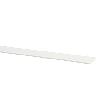 Afdekprofiel wit kunststof 2 x 30 mm, 260 cm