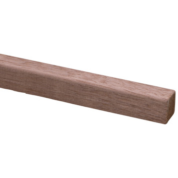 Glaslat hardhout 19 x 16 mm, 270 cm