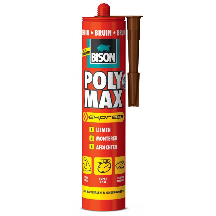 Bison Poly Max Express bruin 435gr