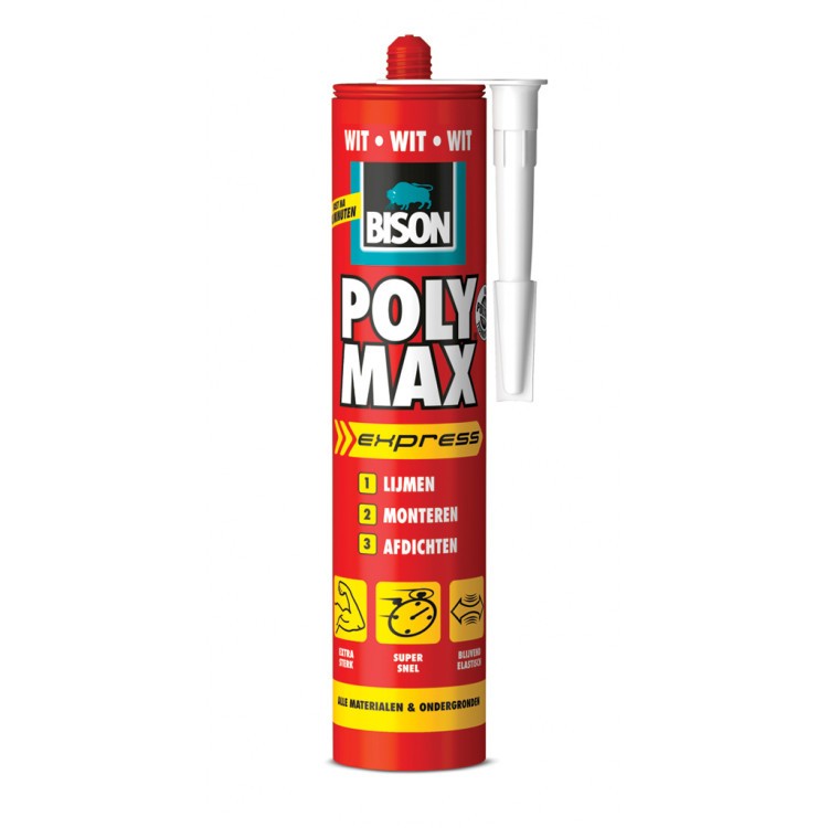Bison Poly Max Express wit 435gr