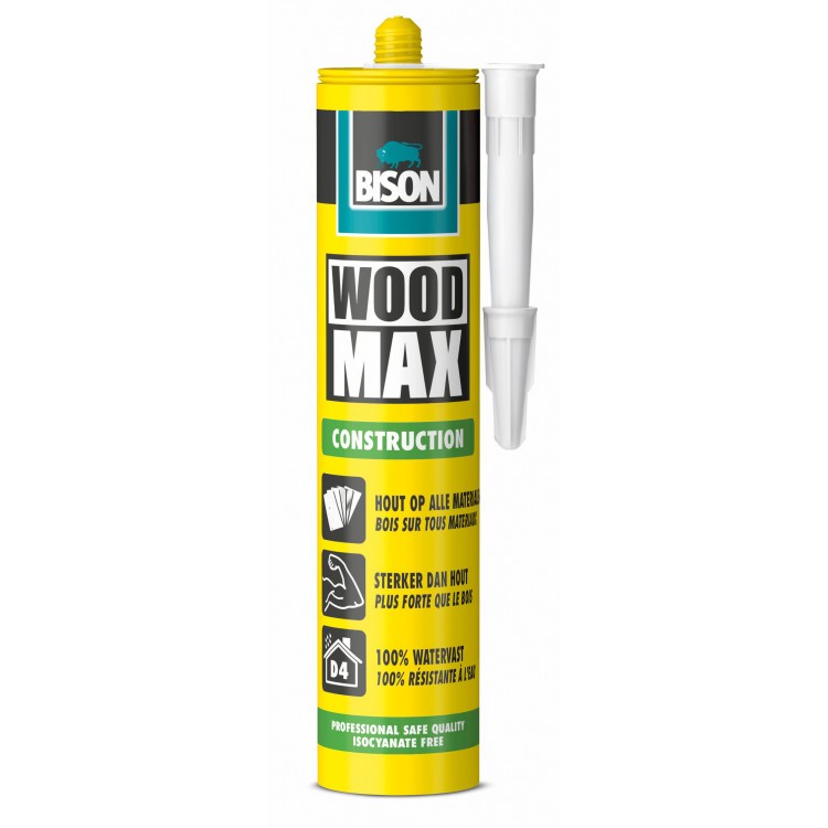 Bison woodmax houtconstructielijm 380 gr