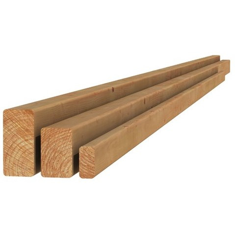 Douglas geschaafde regel 2,2 x 4,5 x 300 cm, onbehandeld