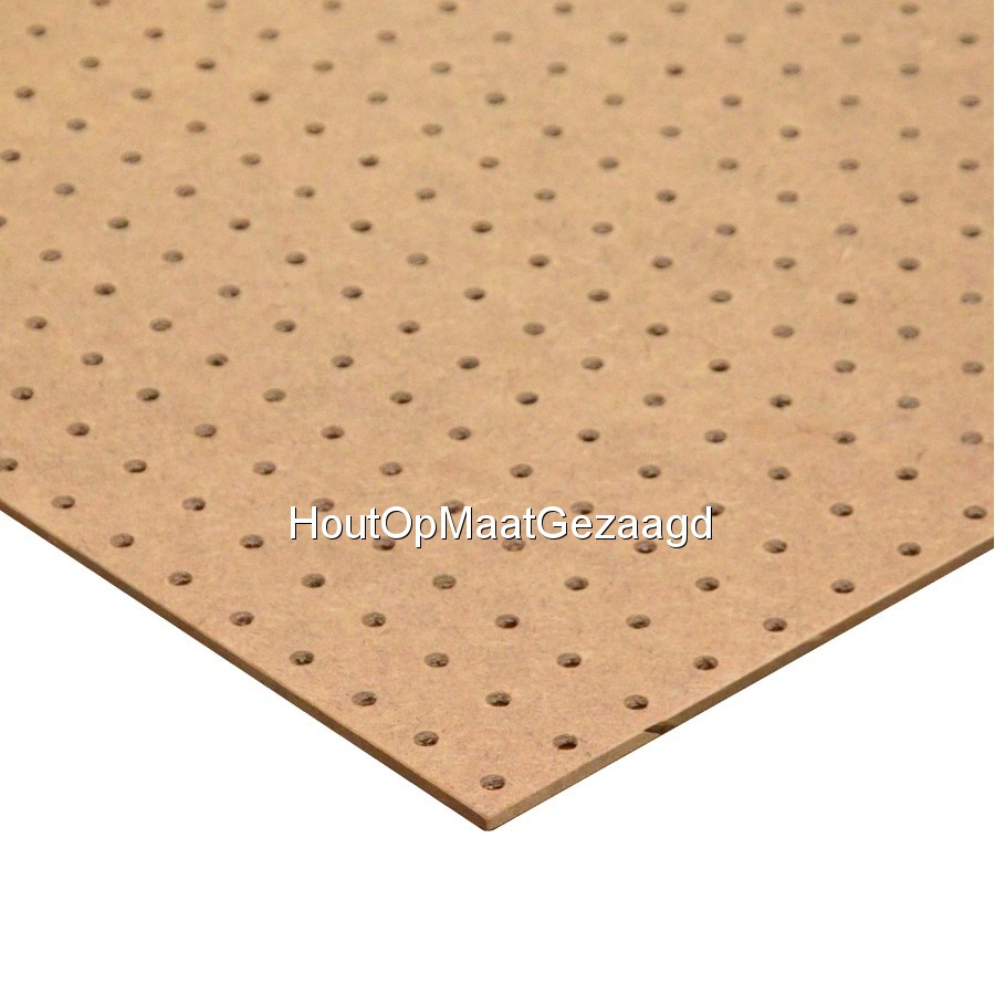 Hardboard geperforeerd bedplaat 200 x 122cm