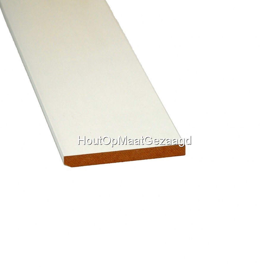 MDF plint wit gegrond 12 x 120 mm