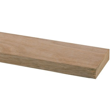 Schaaflat eiken 12 x 44 mm, 240 cm