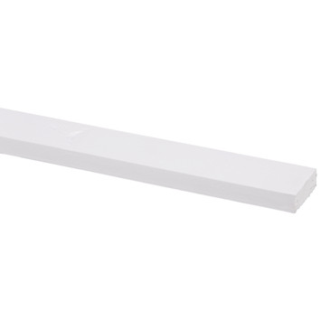 Schaaflat grenen wit gegrond 9,5 x 28 mm, 270 cm