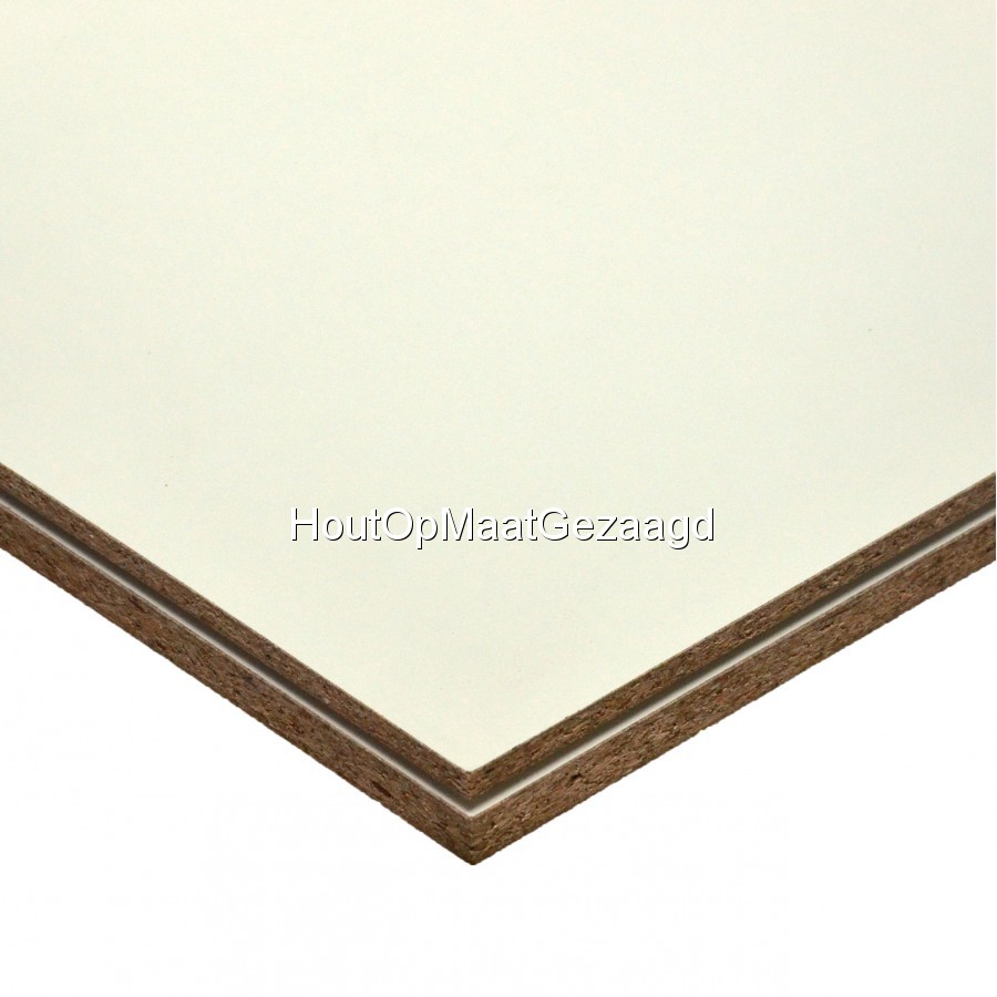 Spaanplaat wit 125 x 250 cm